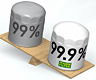 Масляные фильтры для рекламного макета "99.9 %". Автор: Н.Попов