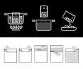 Пиктограммы для упаковки риса и сухофруктов. Автор: Б.Дубах, Е. Карпова