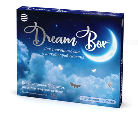 дизайн упаковки снотворного средства DreamBox