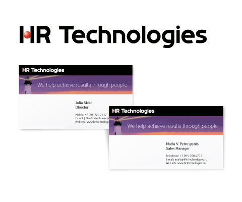 Разработка логотипа рекрутинговой компании «HR Technologies»