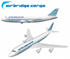 Создание логотипа авиакомпании и раскраски самолета: Авиакомпания AirBridge Cargo