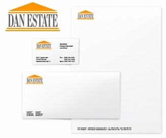 Создание логотипа и разработка фирменного стиля компании DanEstate