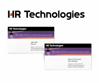 Разработка логотипа рекрутинговой компании «HR Technologies»