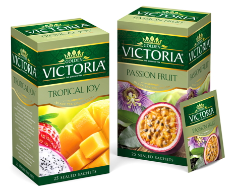 дизайн двух новых единиц чая Golden Victoria