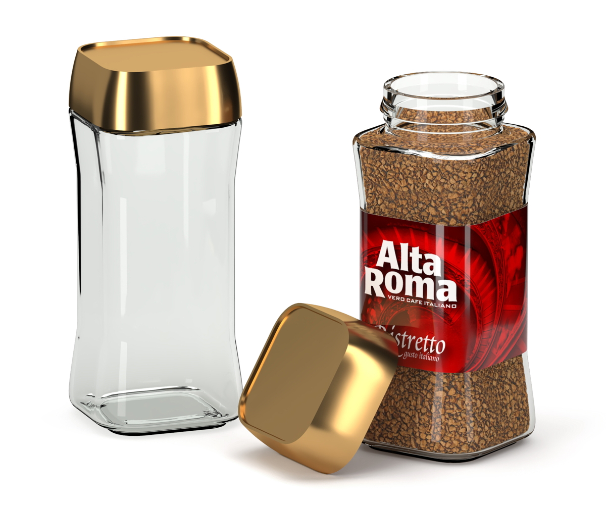 Дизайн формы банки для кофе «Alta»