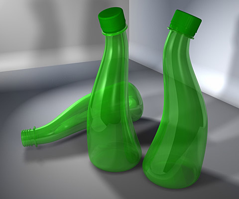 Дизайн ПЭТ бутылки для воды «Спираль»